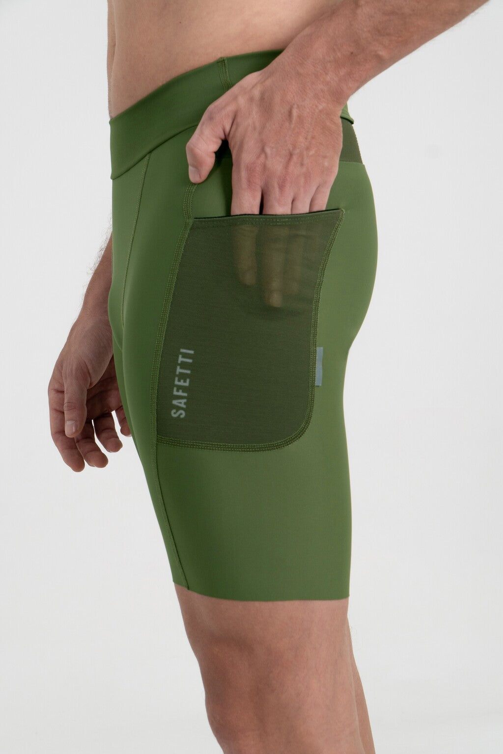 Safetti Bermuda de Corrida Masc Titán 2.0 Oliva