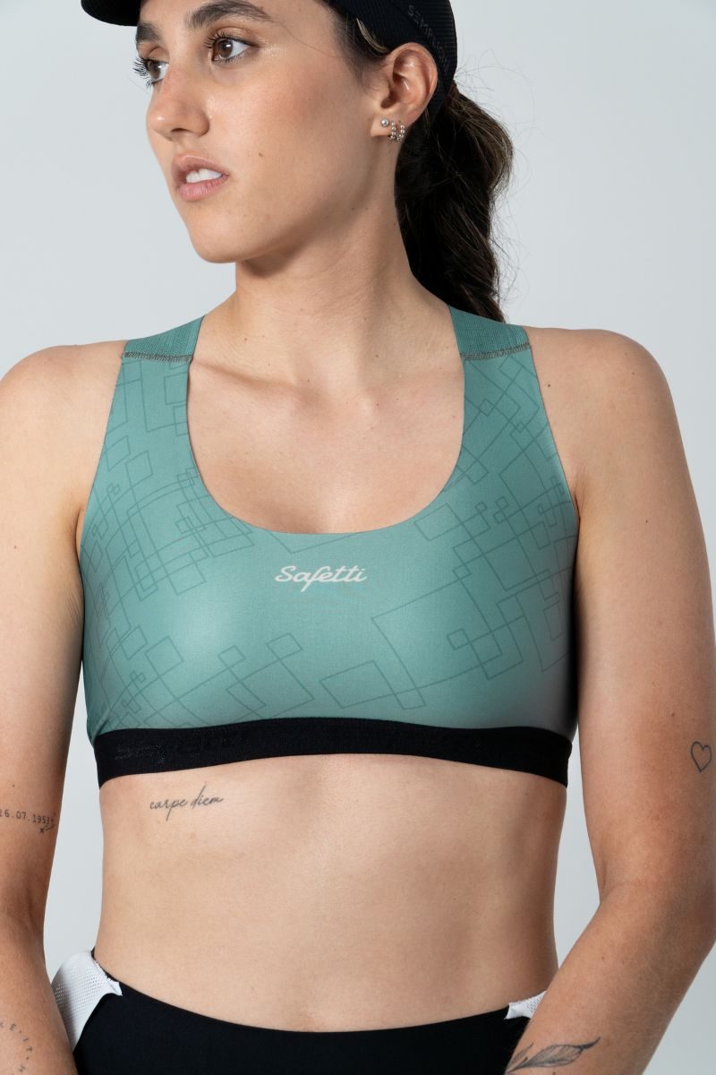 Safetti Top Fem Semplicitá Cadet Blue