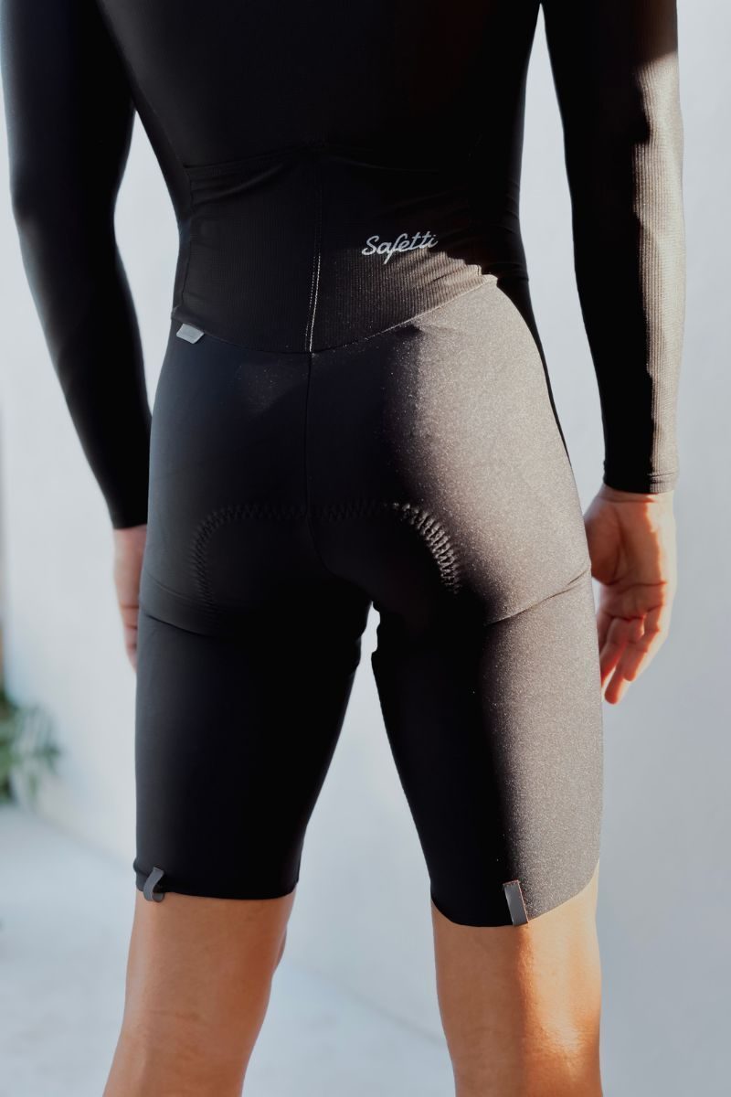 Safetti Macaquinho de Ciclismo ML Aero Masc Nero