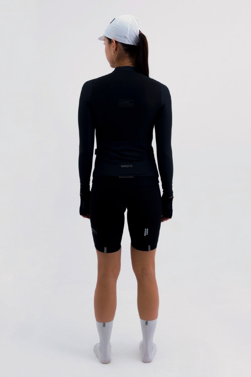 Jersey ML Fem Latitude Nero