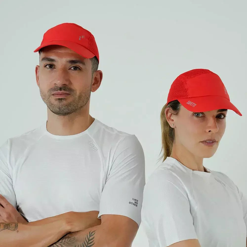 Safetti Boné Unissex Performance Running KOOLER Cherry