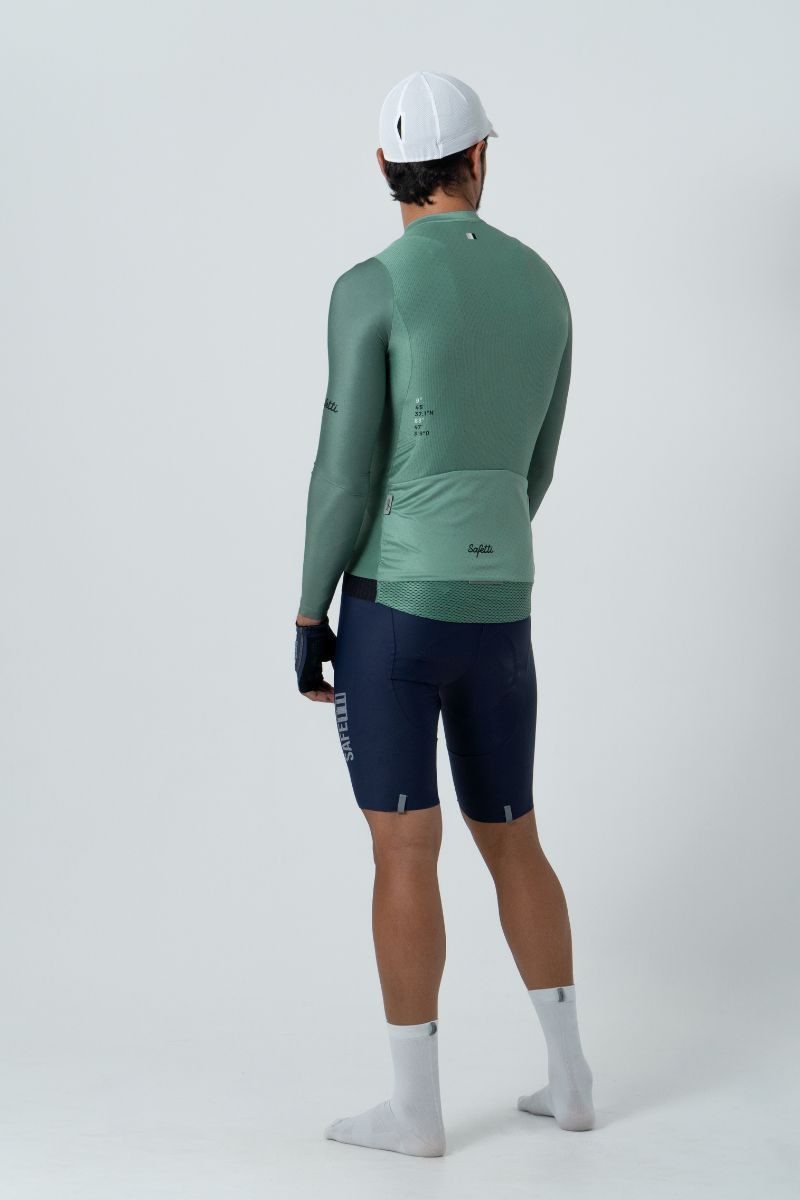 Jersey ML Masc Semplicitá Cadet Blue