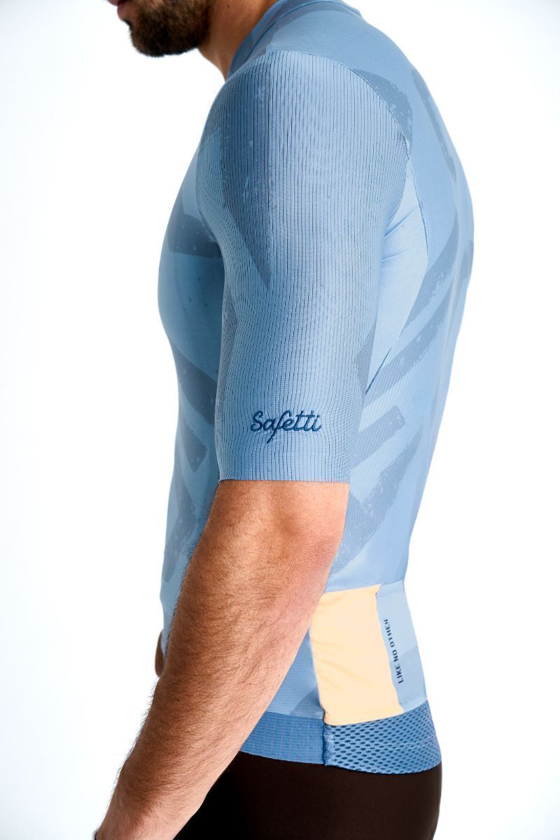 Jersey Masc Engraved Blue