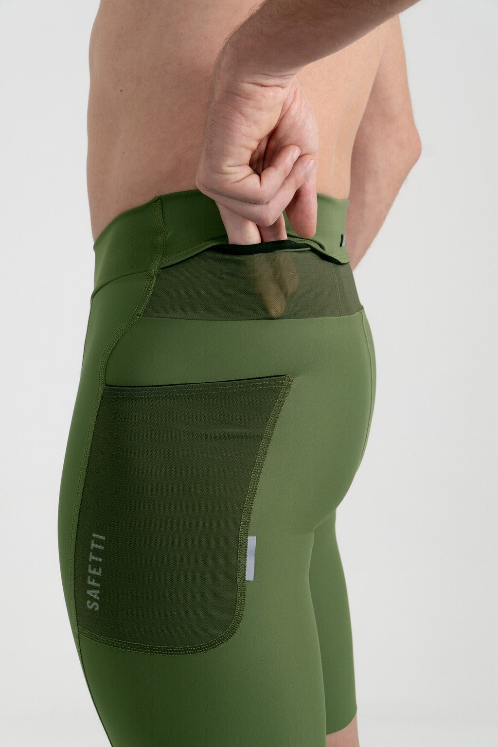 Safetti Bermuda de Corrida Masc Titán 2.0 Oliva