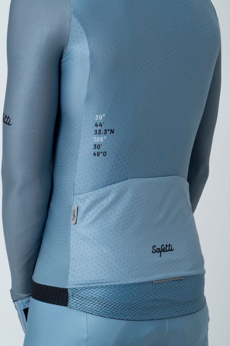 Jersey ML Masc Semplicitá Azul Polvo