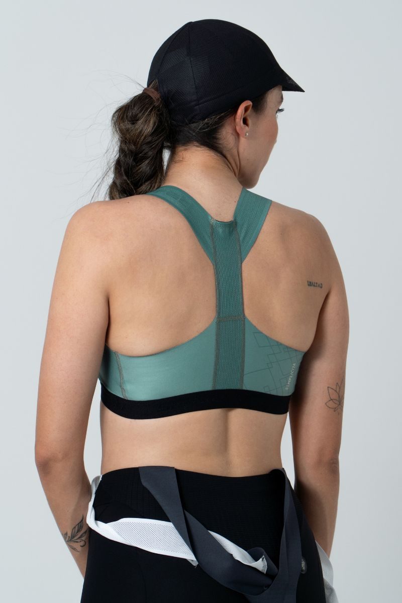 Safetti Top Fem Semplicitá Cadet Blue