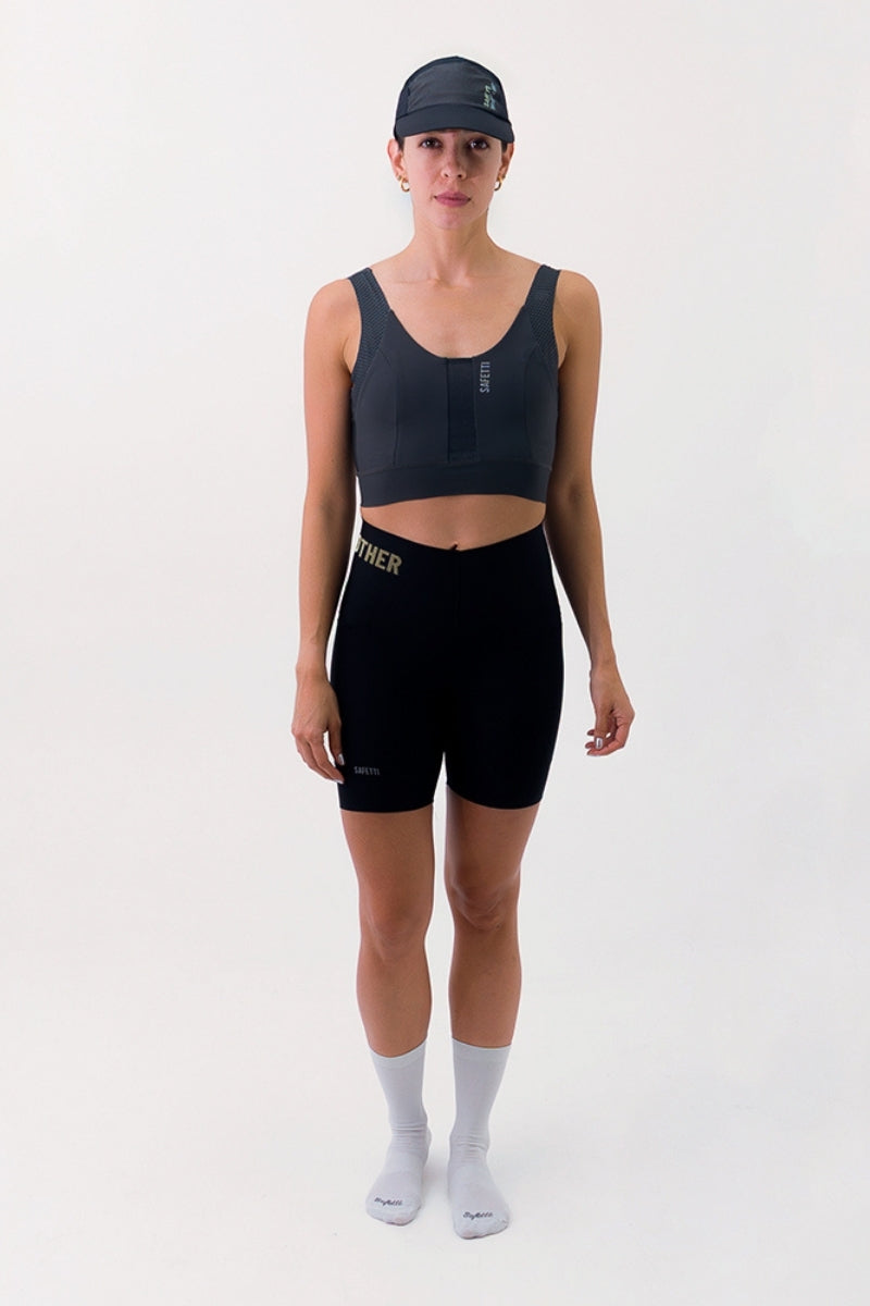 Top de Corrida Fem Synk Gris