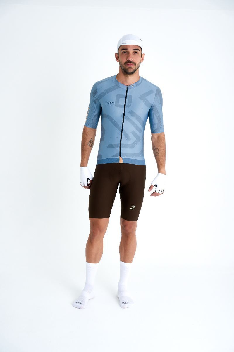 Jersey Masc Engraved Blue