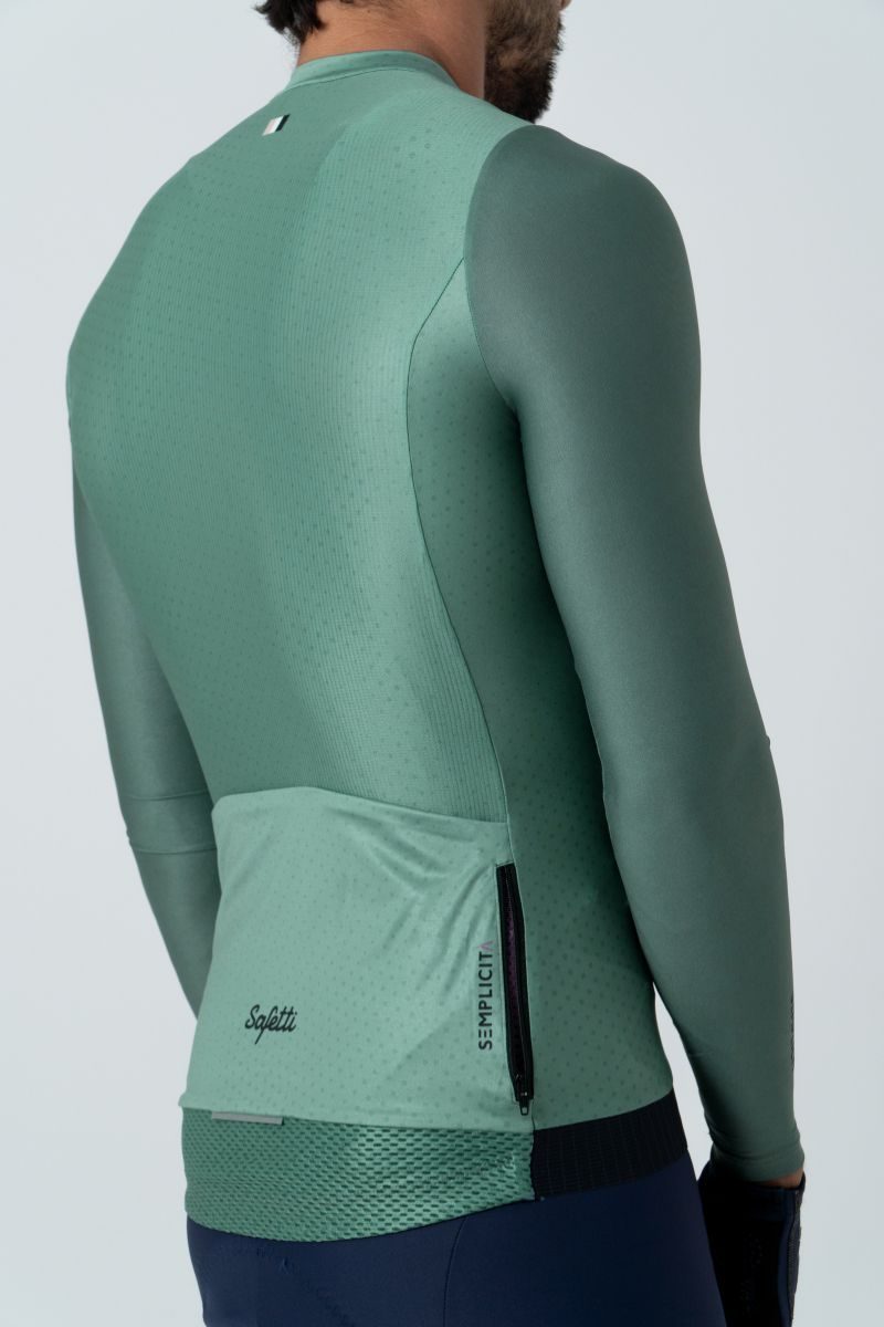 Jersey ML Masc Semplicitá Cadet Blue