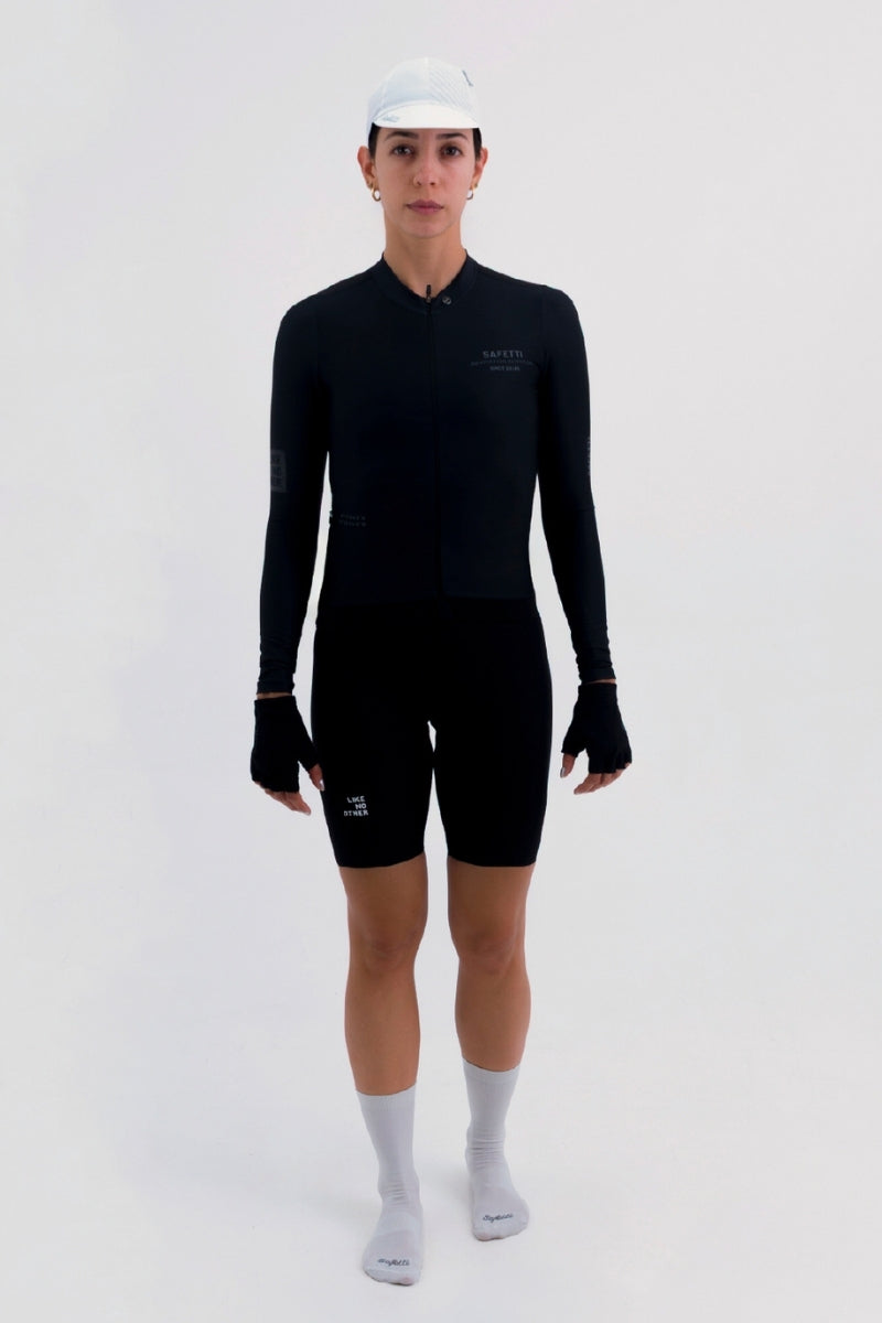 Jersey ML Fem Latitude Nero