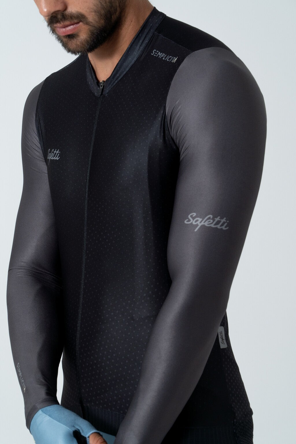 Jersey ML Masc Semplicitá Nero