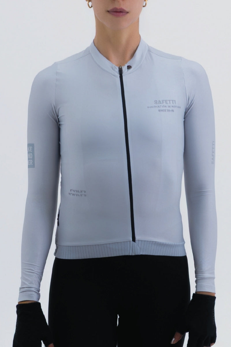 Jersey ML Fem Latitude Gris