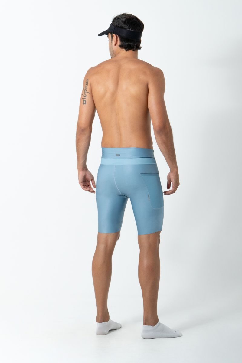 Safetti Bermuda de Corrida Masc Titán 2.0 Azul Polvo