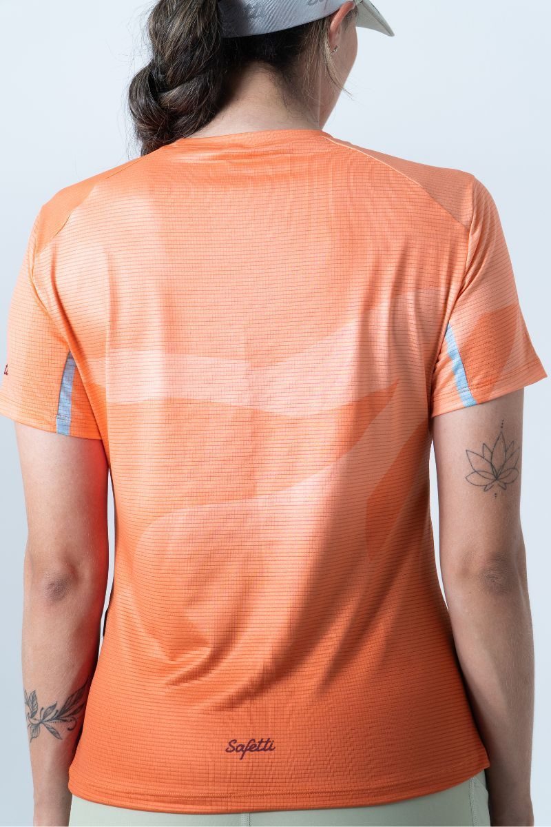 Safetti Camiseta Corrida Fem Cadence Flame