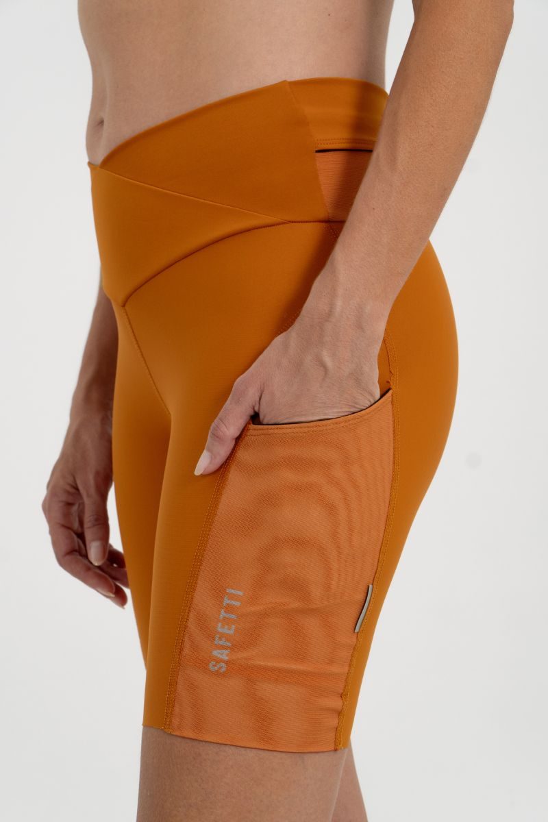Safetti Bermuda de Corrida Fem Titán 2.0 Carrot