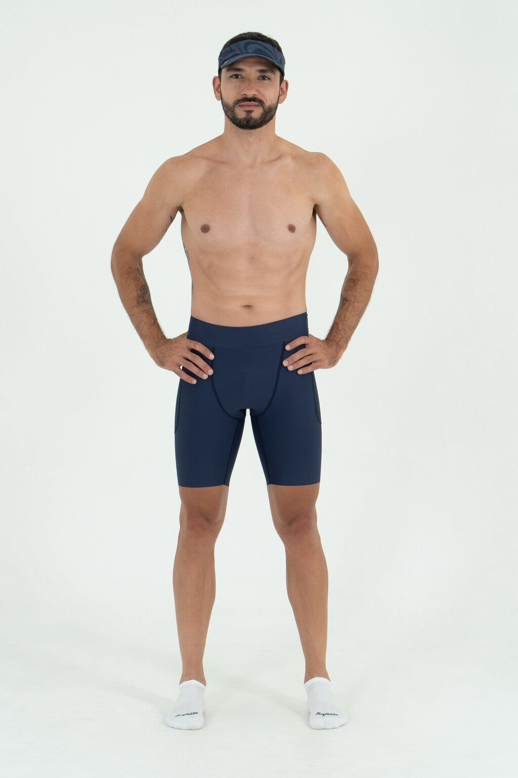 Safetti Bermuda de Corrida Masc Titán Marinho