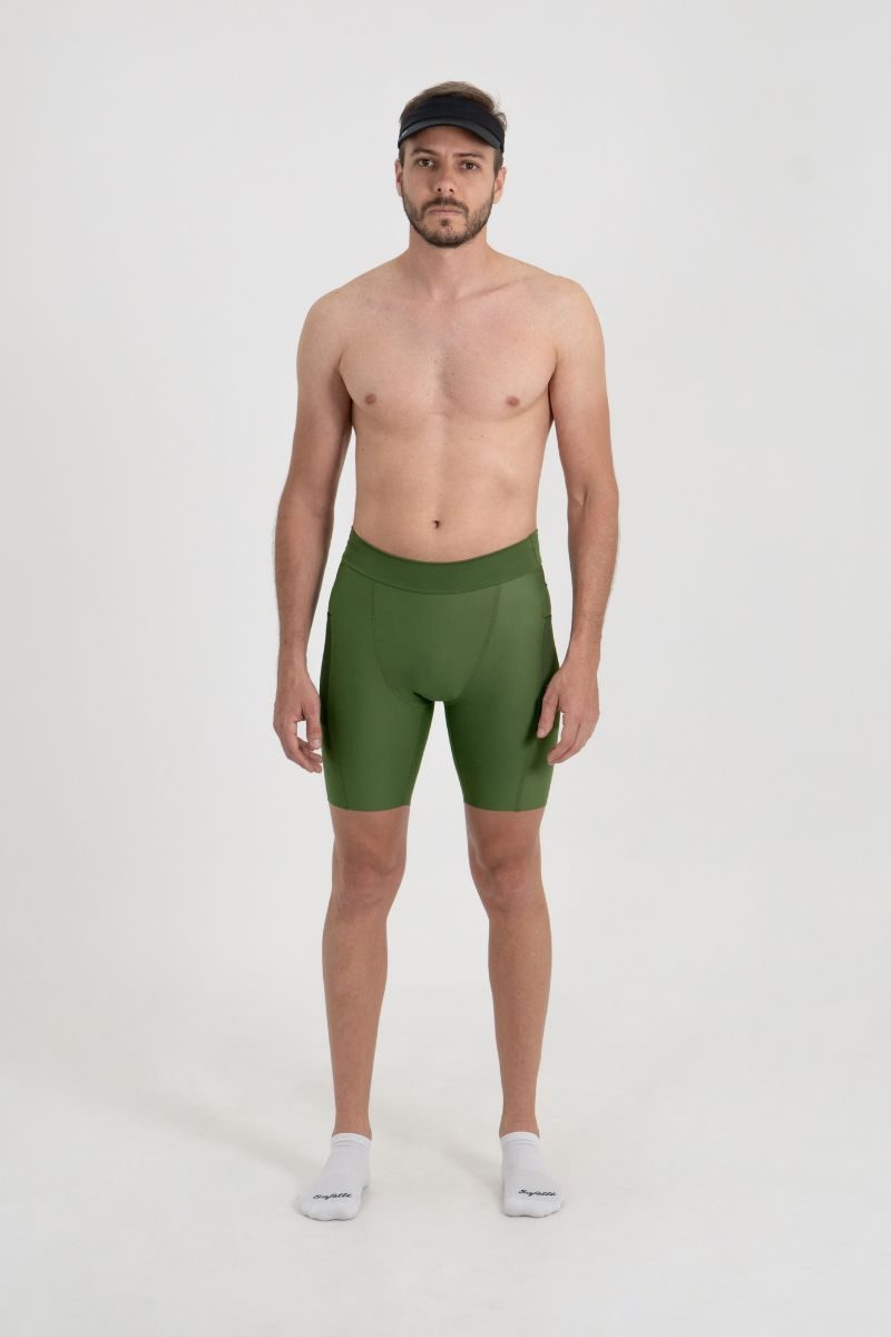 Safetti Bermuda de Corrida Masc Titán 2.0 Oliva