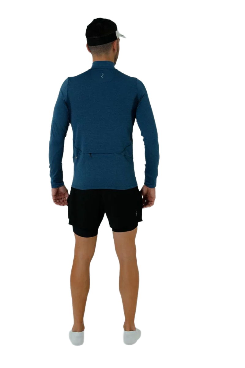 Safetti Camiseta ML Corrida Masc ACTIVE Azul