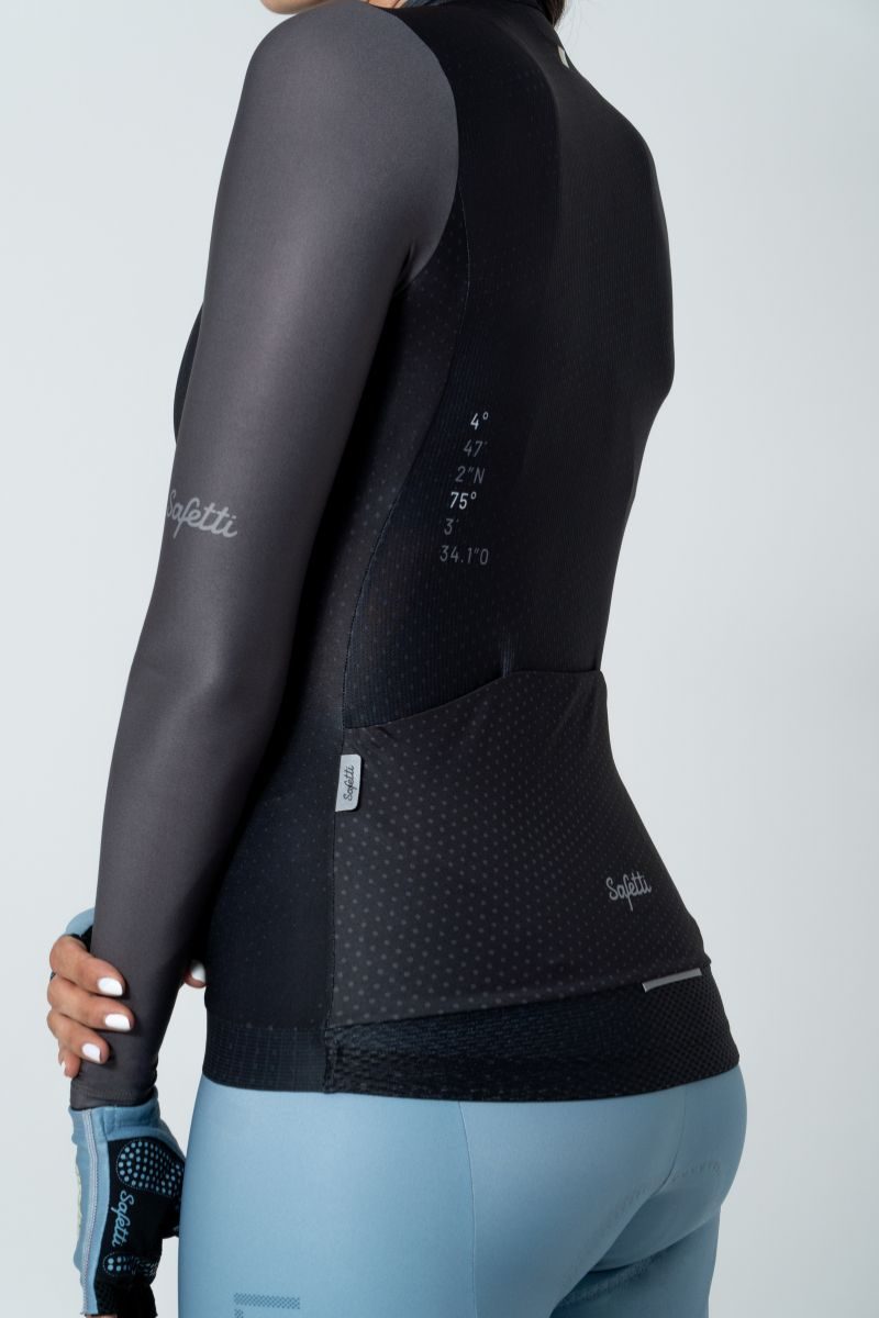 Jersey ML Fem Semplicitá Nero