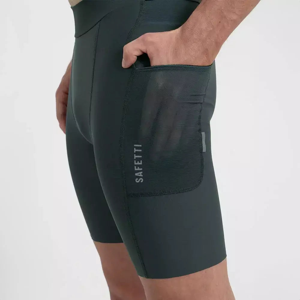 Safetti Bermuda de Corrida Masc Titán 2.0 Cinza