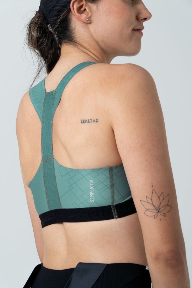 Safetti Top Fem Semplicitá Cadet Blue