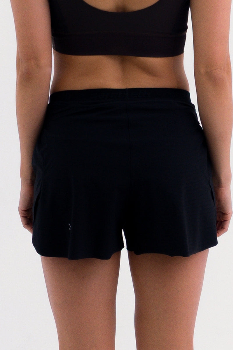 Short de Corrida Fem Flow Preto