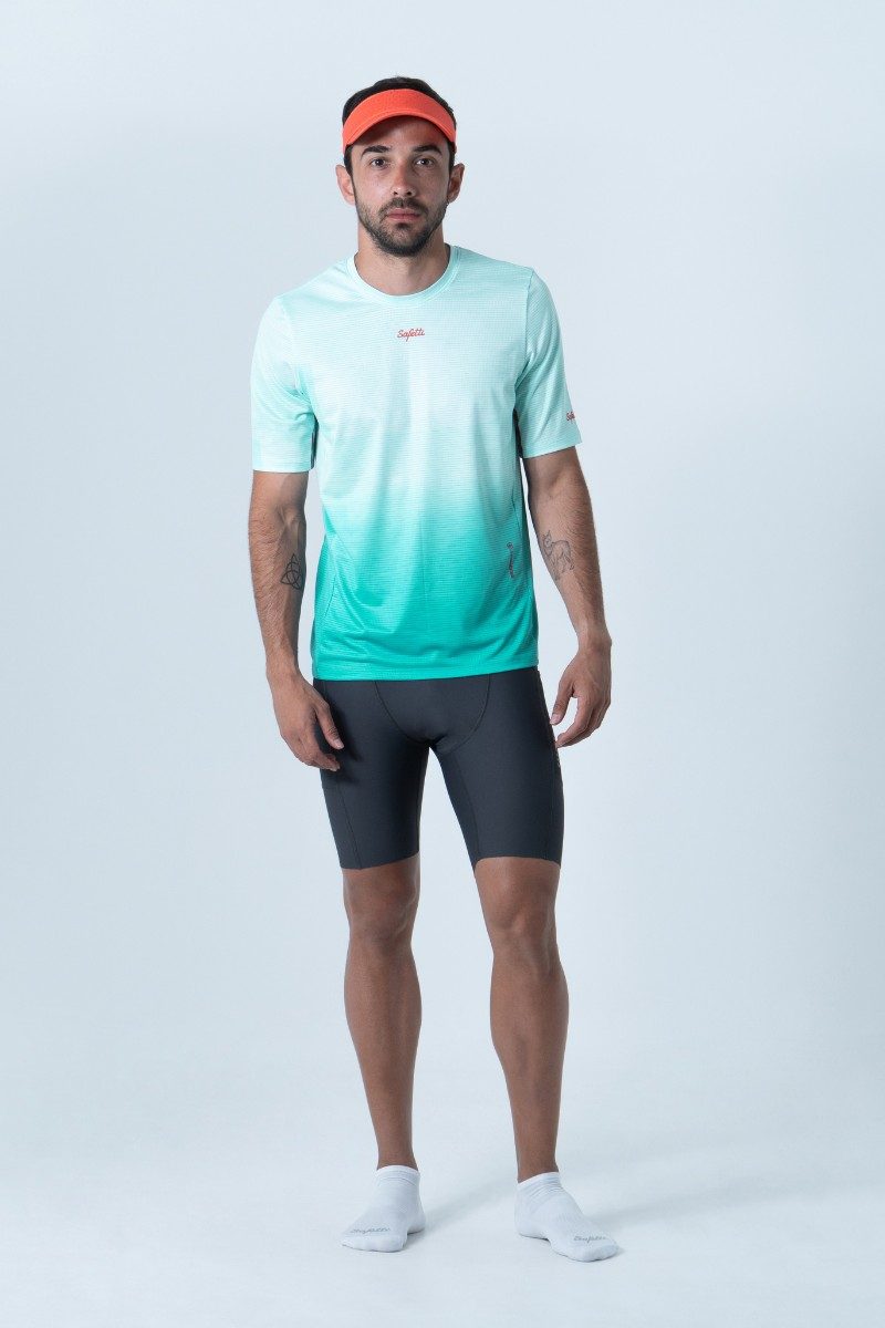 Safetti Camiseta Corrida Masc Cadence Água